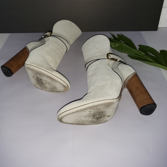 SOLD❤️🌼GUCCI Abigail Suede ankle Boots RARE & STUNNING - Picture 8 of 15